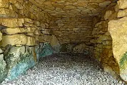 Interior de la cámara B