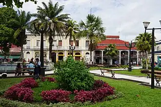 Plaza central de Iquitos