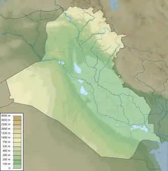 Eridu ubicada en Irak