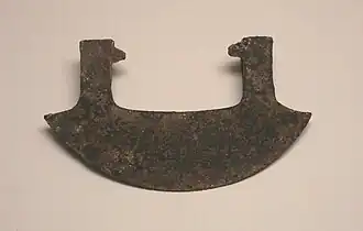 Cuchilla de hierro de la dinastía Qin (siglo III a. C.).