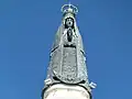 Virgen de Itatí, en lo más alto de la Basílica.