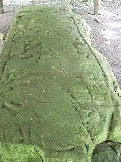 Estela # 4, en la Plaza central