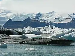Jökulsárlón y Öræfajökull