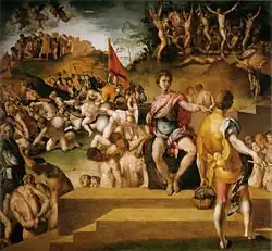 Los diezmil mártires, de Pontormo, ca. 1529-1530.