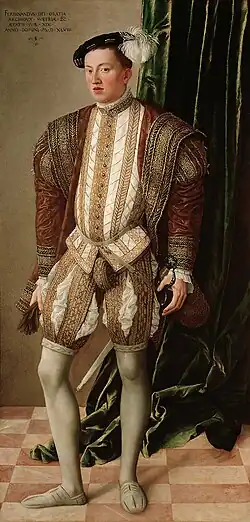Fernando II de Austria, por Jakob Seisenegger (1505-1567)