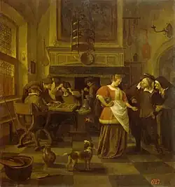 Taberna (1670). Jan Steen Hermitage.