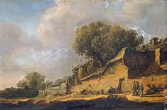 Paisaje con casa de aldeanos, Museo del Hermitage, San Petersburgo.