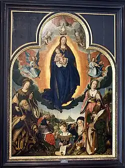 Virgen en gloria, de Jan Provost.