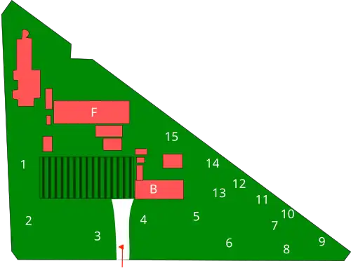plano del Jardín Botánico de La Plata "Carlos Spegazzini"