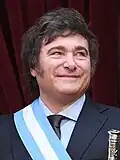 Presidente de  Argentina Javier Milei