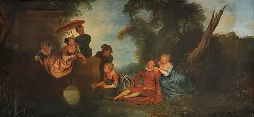 La Pêche Jean-Baptiste Pater, hacia 1720.