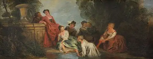 Le Bain Jean-Baptiste Pater, hacia 1720.