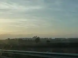 Jédula desde la autovía.