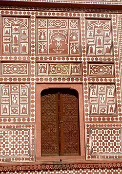 Detalle de pietra dura (incrustación)