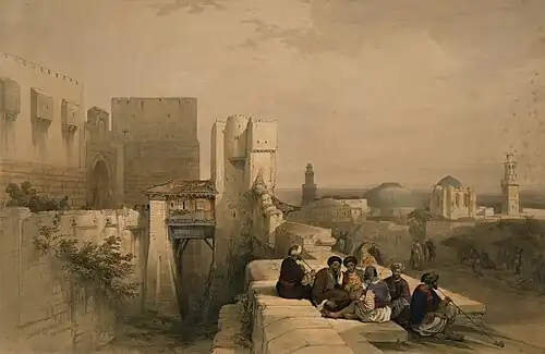 24. Entrada a la Ciudadela de Jerusalén.