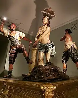 Jesús en la columna. 1777. Museo Salzillo en Murcia.