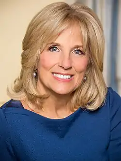 Jill Biden, esposa de Joe Biden. También fue primera dama.