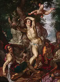 Joachim Wtewael, El martirio de san Sebastián