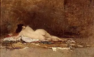Desnudo (apunte) (1871).