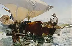 La vuelta de la pesca, de Joaquín Sorolla, ca. 1894.