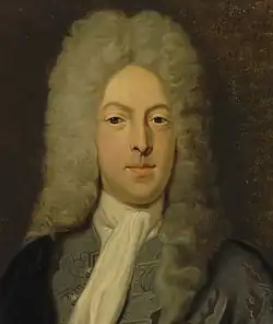 John Law, quien reformó las Finanzas Francesas.