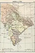 India en 1751