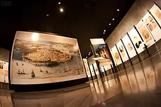 Museo en la base del Memorial (octubre de 2011)