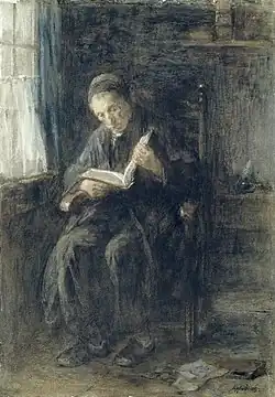 Jozef Israëls, El rabino, c.&nbsp;1870.
