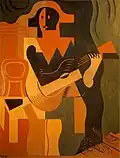 Arlequín con guitarra (1919), de Juan Gris. Galería Louise Leiris (París).