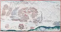 Pintura del monasterio por Jugder en 1913