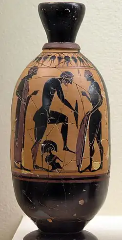 Lécito de Deyanira, c. 550 a. C.