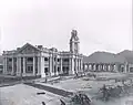 La Estación de Kowloon y la Torre del Reloj en 1914.