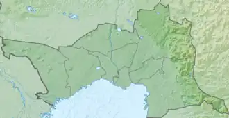 Bolshiye Peshnyye ubicada en Provincia de Atirau