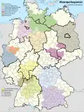 Áreas metropolitanas de Alemania.