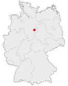 Posición de la ciudad de Gifhorn en Alemania