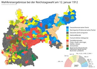 Elecciones federales de Alemania de 1912