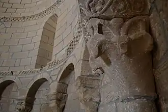 Inicio del ábside desde el lado de la epístola