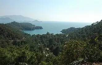 Bahía de Katrancı cerca de Fethiye