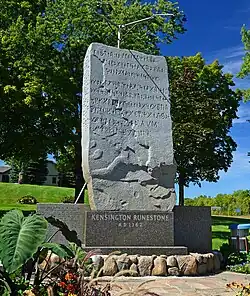Réplica de la piedra de Kensington
