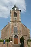 Iglesia de San Pablo (Sint-Pauluskerk), en el poblado de Vollezele, cerca de Galmaarden.