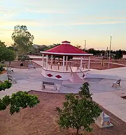 Kiosco del ejido Teniente Juan de la Barrera