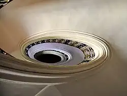 Escalera autoportante en el monasterio de Plasy (1711-1723)