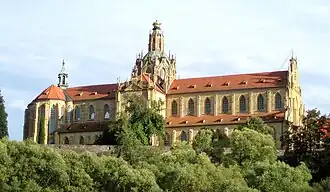 Iglesia con cúpula central de la abadía de Kladruby (1712-1726), de Jan Santini Aichel