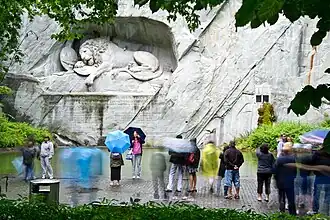 Monumento del León (1819-1821) de Lucerna