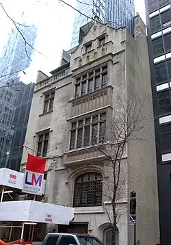 Facade of the house after it was redesigned for LIM College