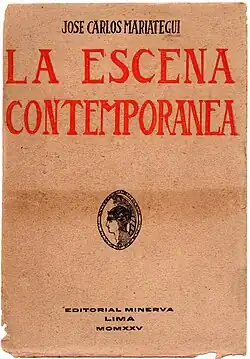Portada de La escena contemporánea, 1925. Archivo Walter Sansiviero
