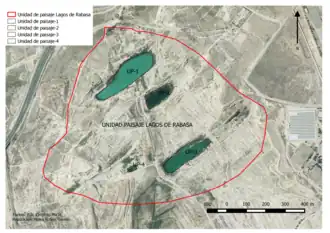 Disposición de las lagunas