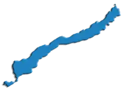 Mapa de la laguna Cololo