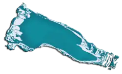 Mapa de la Laguna Kalina o Busch