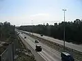 La E&nbsp;75 en Jakomäki, cerca de Helsinki, Finlandia